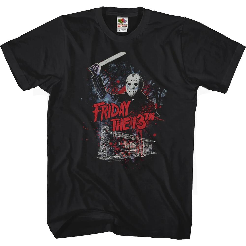 Jason Attacks Friday The 13Th Tshirt